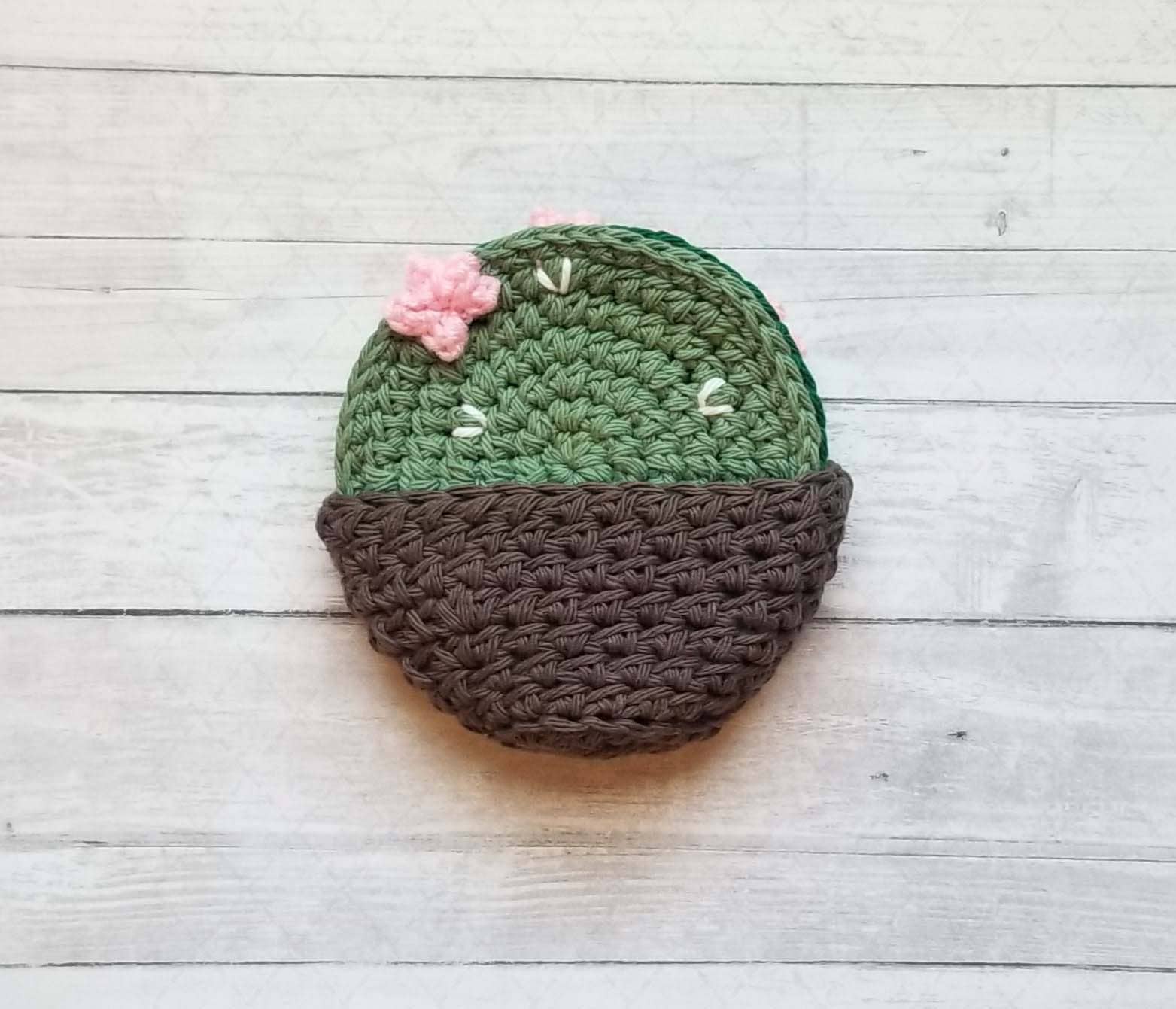 TOMOPOD LLC - Wholesale Coasters - Crochet Cactus Coasters, Set of 4, Plant Lover Home Decor4