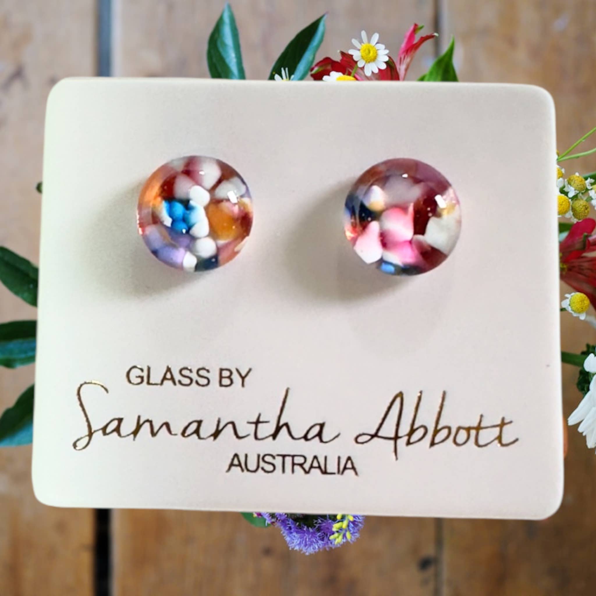 Samantha Abbott - Wholesale Knopjes/oorstekers - Handgemaakte glazen oorbellen startpakket door Samantha Abbott1