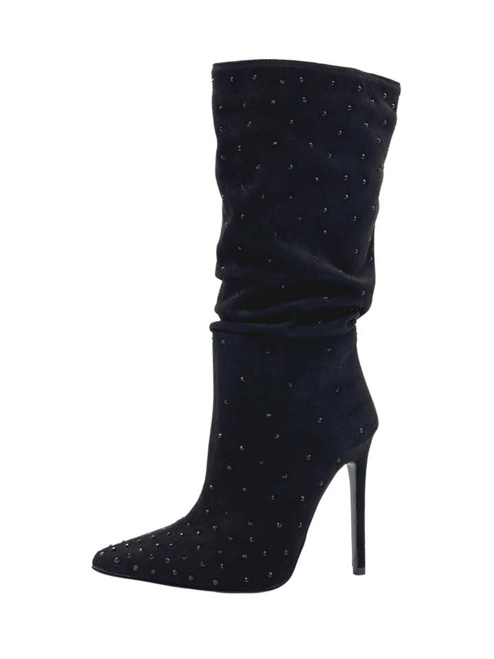 Stephan Paris - Wholesale Boots - Women's - C-270 rhinestone stiletto boots8