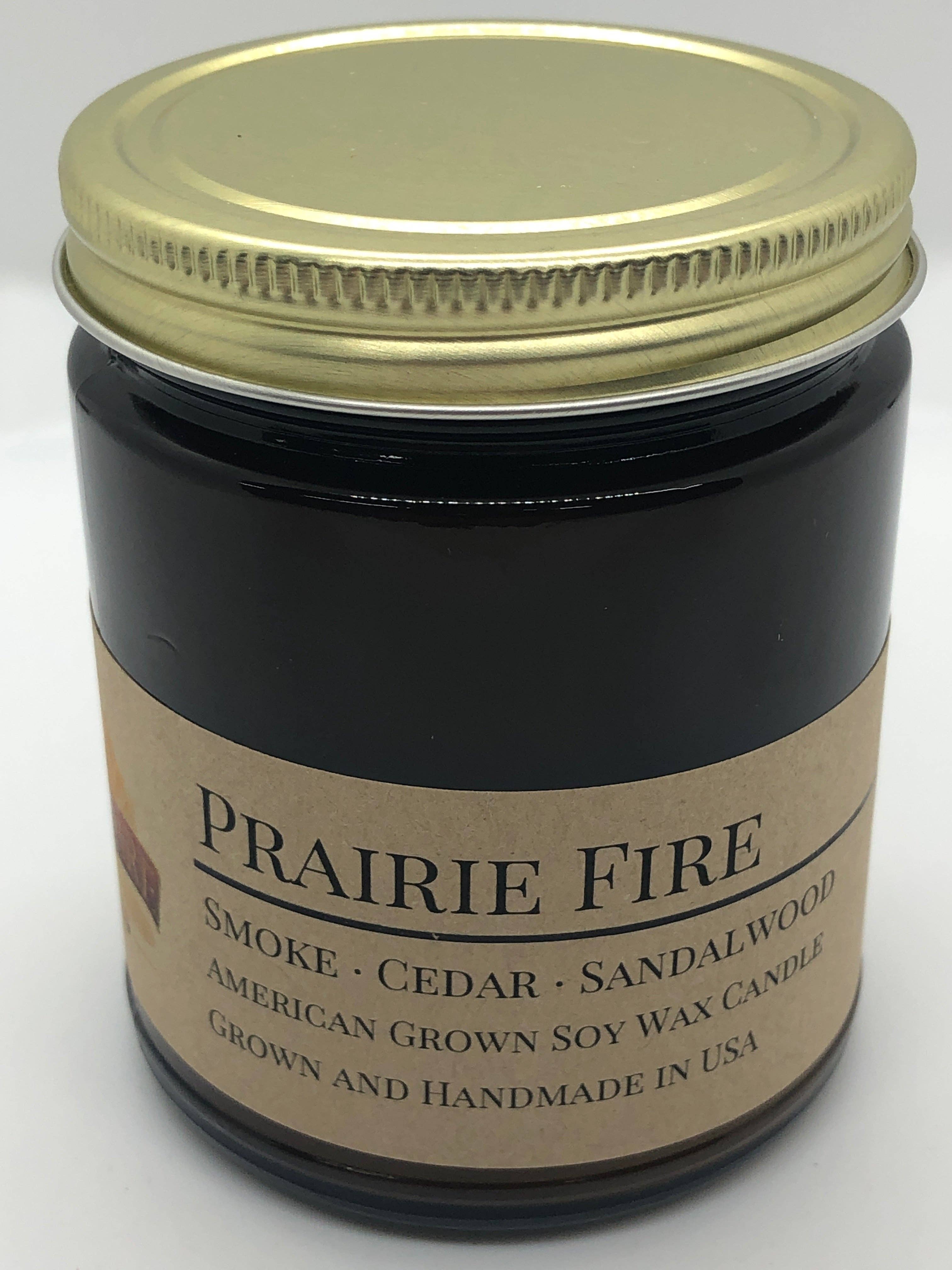 Prairie Fire Candles – wholesale Burkljus – Prairie Fire Soy Candle | 9 oz Amber Apothecary Jar4