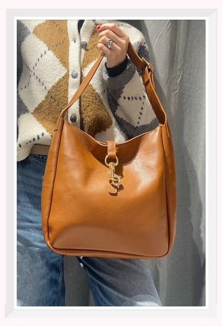 Z et Z - Wholesale Shoulder Bag - Women's - Grained leather shoulder bag6