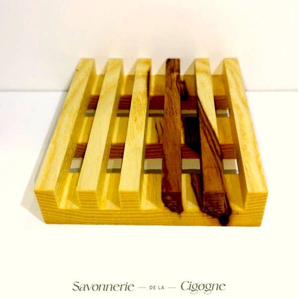 Savonnerie de la Cigogne – Engroshandel Sæbeskål til bad – Sæbeskål i asketræ til Aleppo-sæbe5