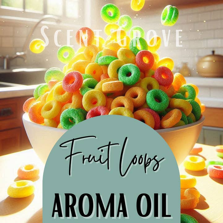 Fruit Loops Aroma Oil 10ml Dripolator bottle - 100% Concentrated for wholesale by Scent Grove