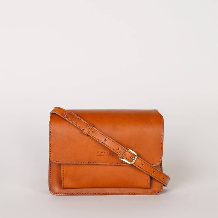 O My Bag - Wholesale Crossbody Bag - Women's - Harper Mini - Cognac Classic Leather1