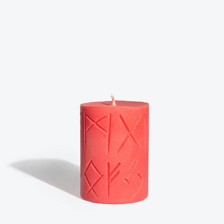 Smells Like Spells – vela pilar por atacado – Vela Rúnica FREYA2