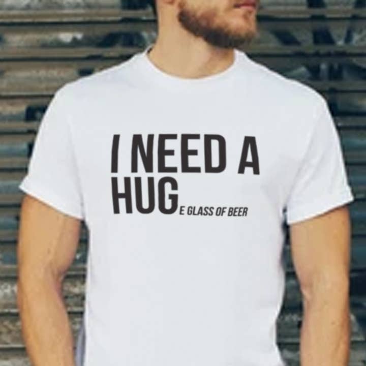PB-3166. I Need A Hug Graphic Tee for wholesale by Polar bee