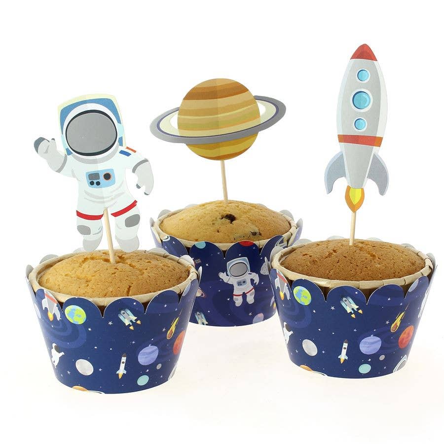Annikids - Wholesale Cake/Cupcake Topper - Space Cupcake Kit0