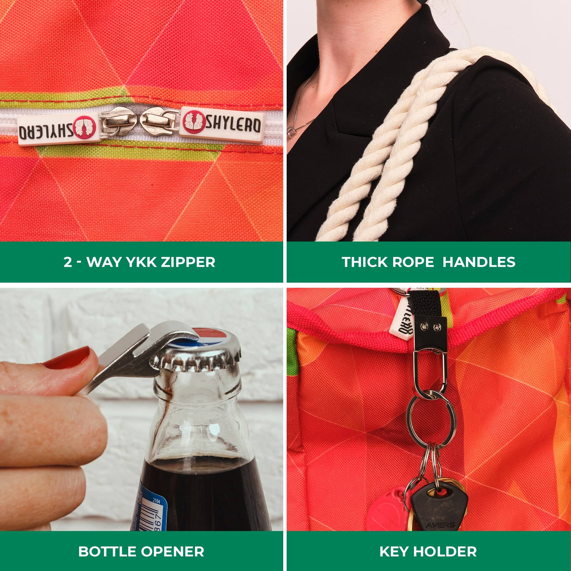 Beach Bag and Pool Bag | Waterproof | Colorful Starfish for wholesale on Faire3