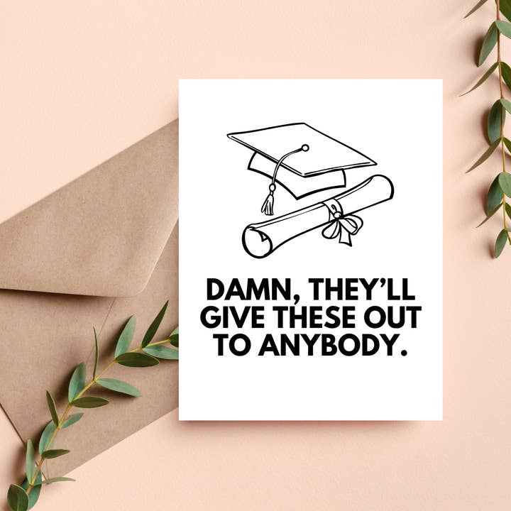 Funny Graduation Card Class of 2025 Congrats Grad Gifts for wholesale by As Told By Ellie