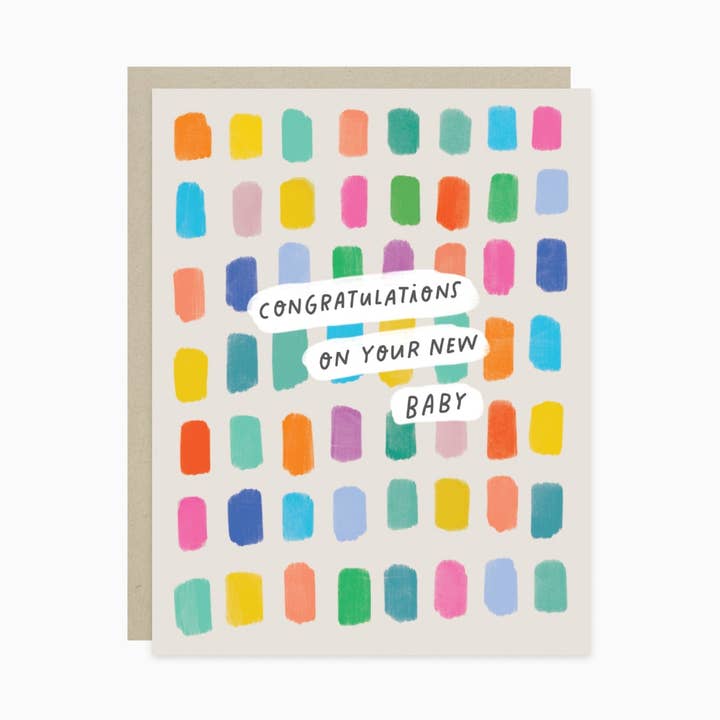 Barone and Co. - Wholesale Baby Card - New Baby Swatches0