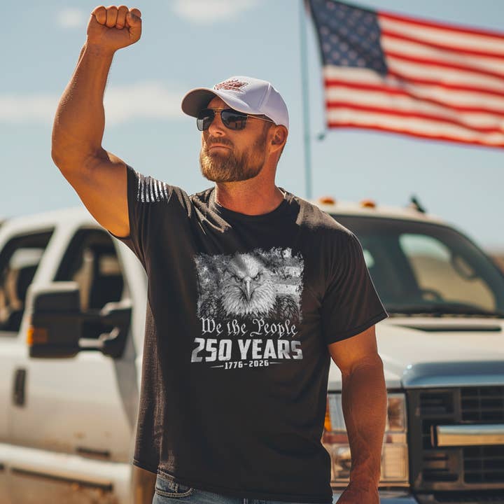 We The People Eagle 250 years July 4th MOG for wholesale by Never Lose Hope Designs
