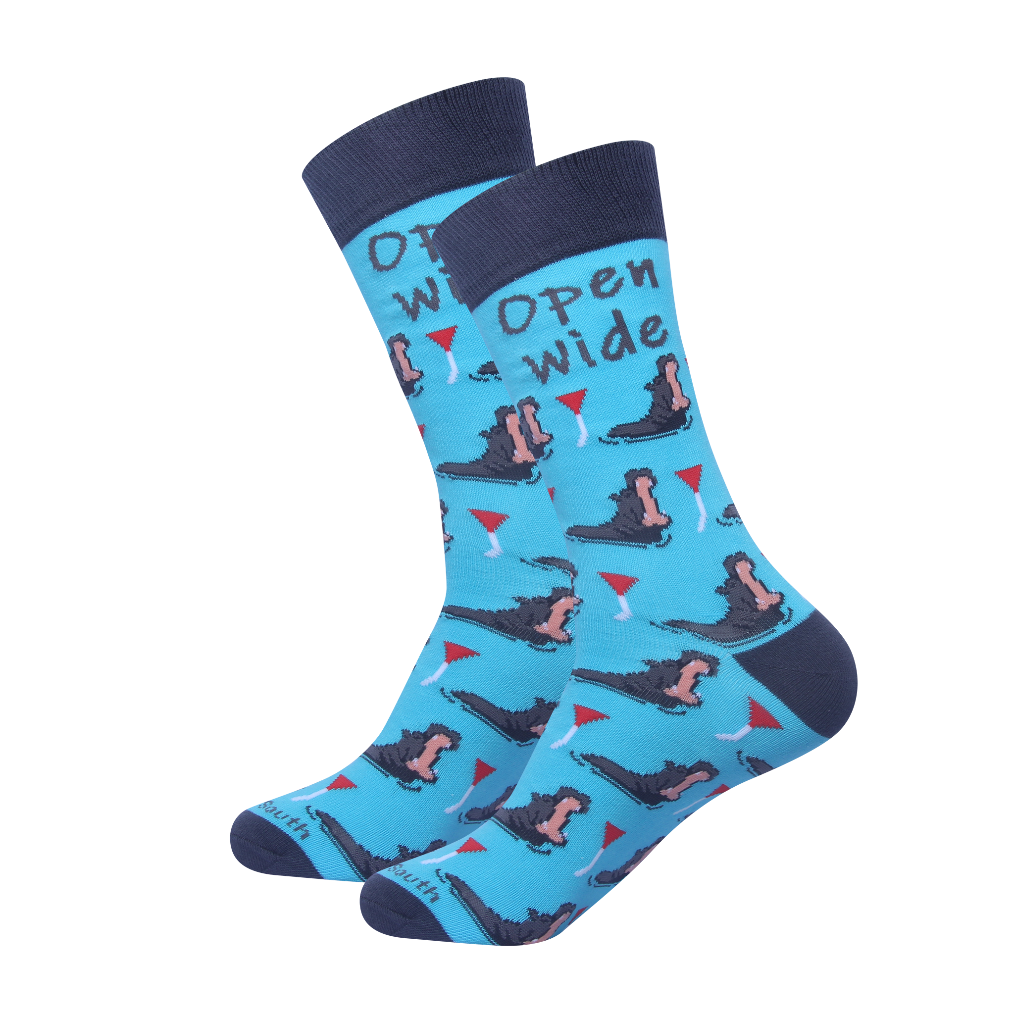 Barrel Down South – wholesale Strumpor - Unisex – Öppna breda flodhäststrumpor0