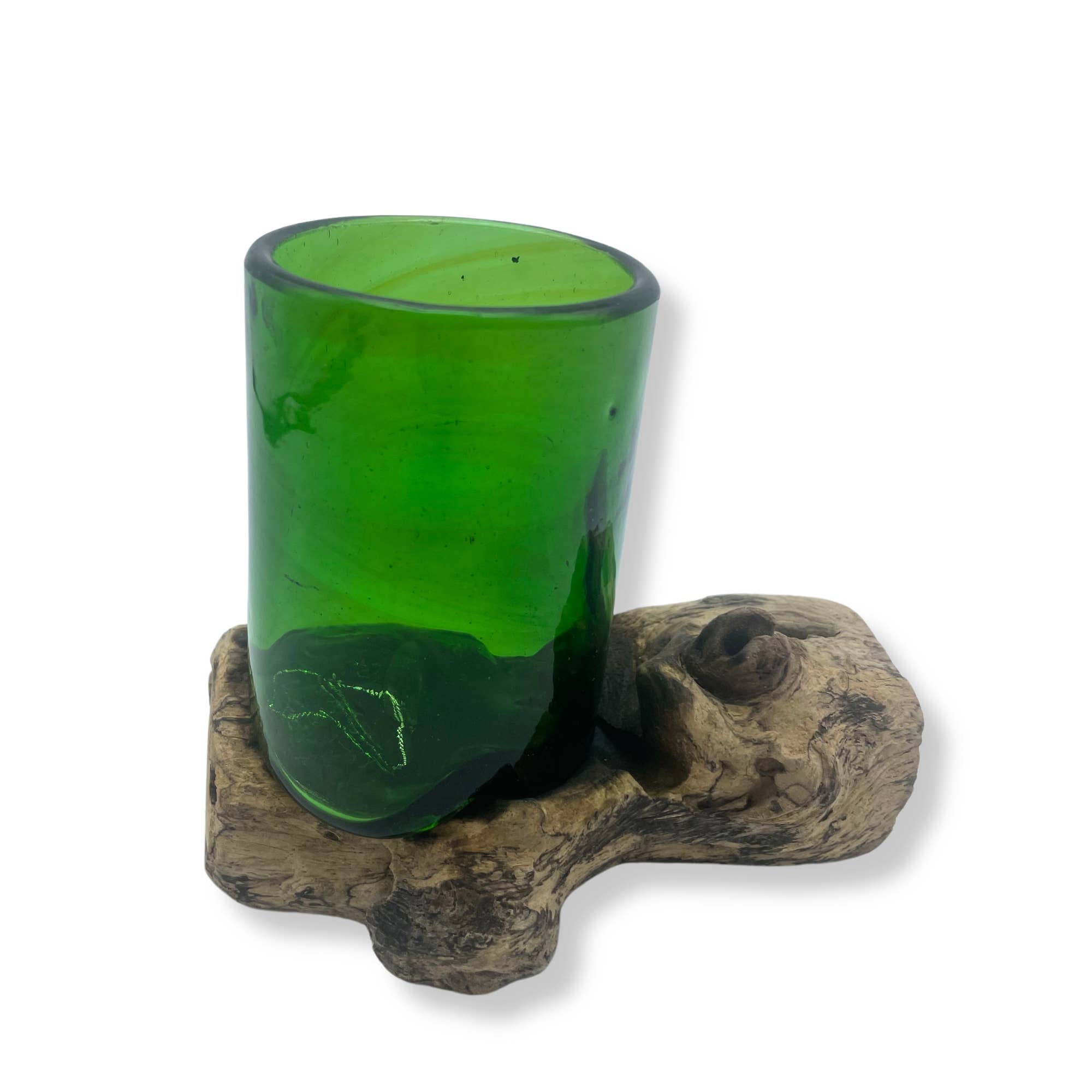 Ancient Wisdom – wholesale Wine glass – Recycled Beer Bottles - Whisky Glass on Wood0