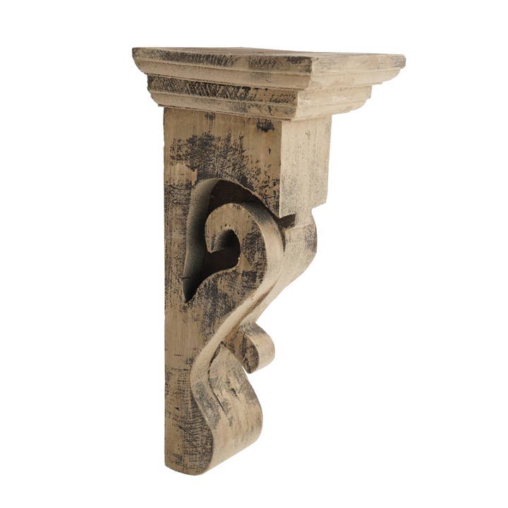 My Amigos Imports - Wholesale Decorative Tabletop Object - Creekside Farmhouse-Corbel-Rustic-7Wx8Dx18H inches