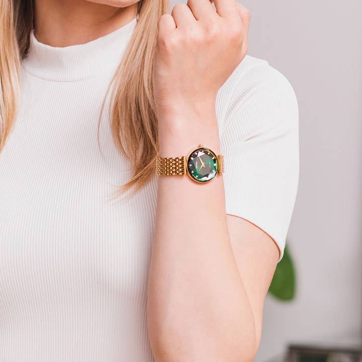 Jowissa - Vente Montre – femme - Montre en or pour femme Facet Brilliant Swiss
