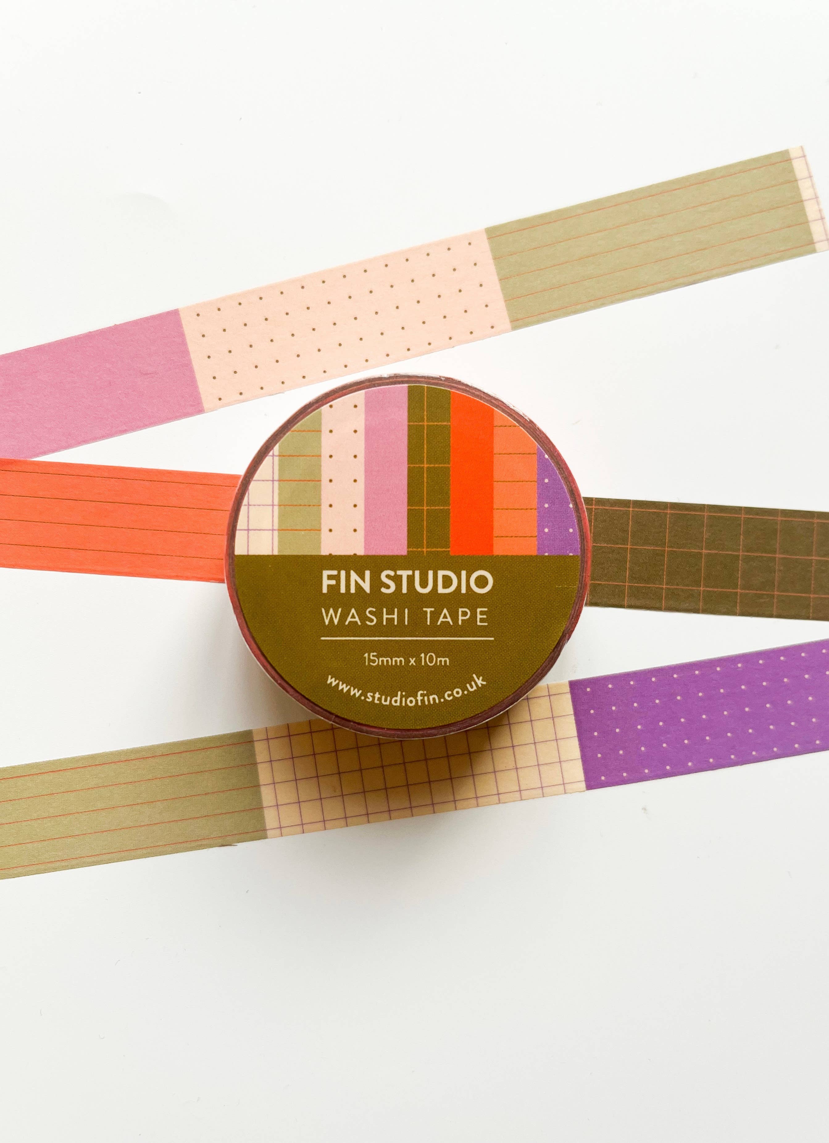 Fin Studio – wholesale Washi tape – Patterned Washi Tape, Bullet Journal Tape / Grids0