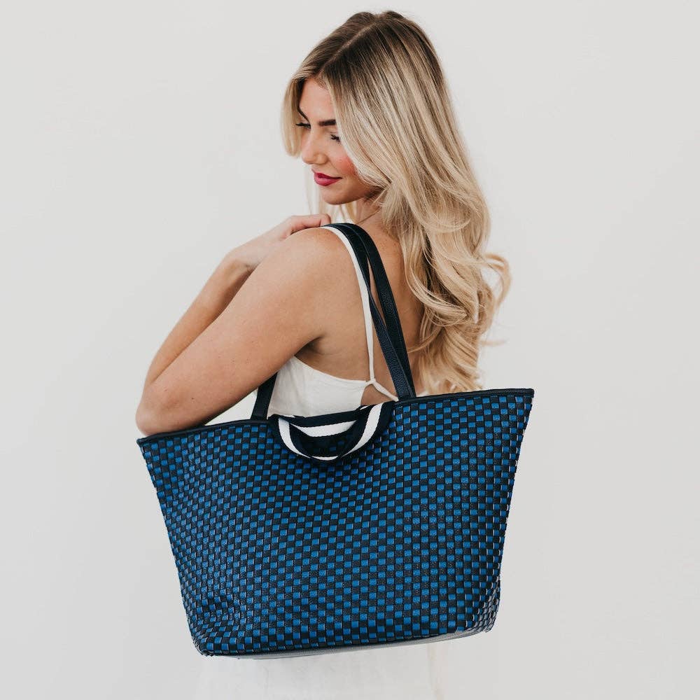 Pretty Simple – Sacola - Mulher por atacado – Bolsa Tote Organizada Woven Tiffany5