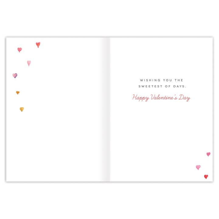 Biely & Shoaf - Wholesale Valentine's Day Card - Watercolor Hearts Valentine's Day Card1