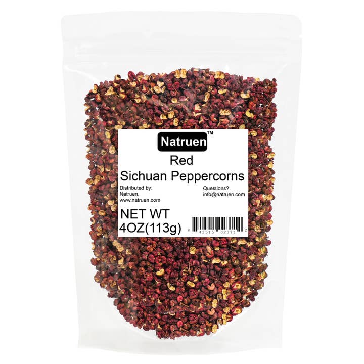 Natruen Röd Sichuan Pepparkorn 4 Oz för wholesale av Natural Plus Green