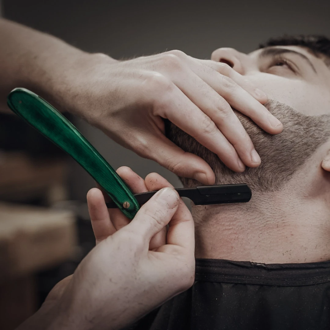 Barbarossa Brothers Online - Wholesale Razor - Men's - The Buccaneer: Cut Throat Razor - Green Wood7