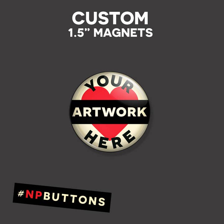 Magneti da 1,5" per la vendita all'ingrosso da parte di NPButtons