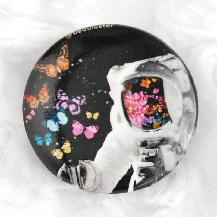 Lost in Space Button Pin for wholesale by Beauluster