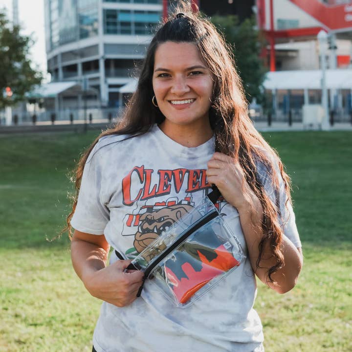 Anne Cate - Wholesale Belt Bag - Women's - Clear Game Day Belt Bag Fanny Pack - Stadium Approved4