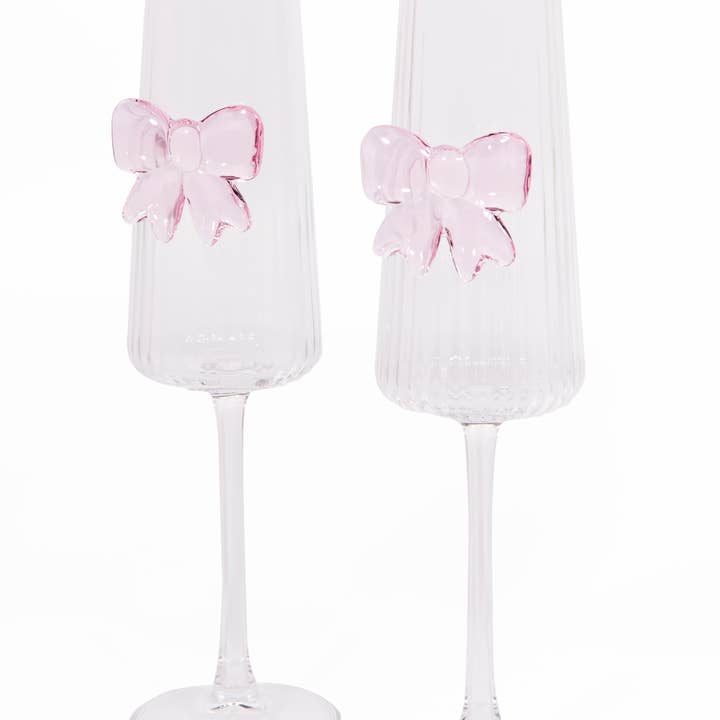 L'expressionist - Wholesale Champagne Flute - Set of 2 knot flutes2