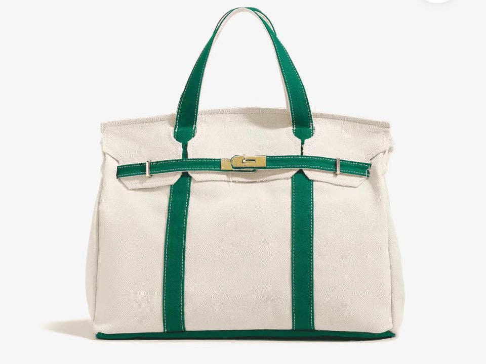 Pink Pineapple - Wholesale Tote Bag - Women's - The Classic BEAN Boat Tote - with a twist.  4 Colors2