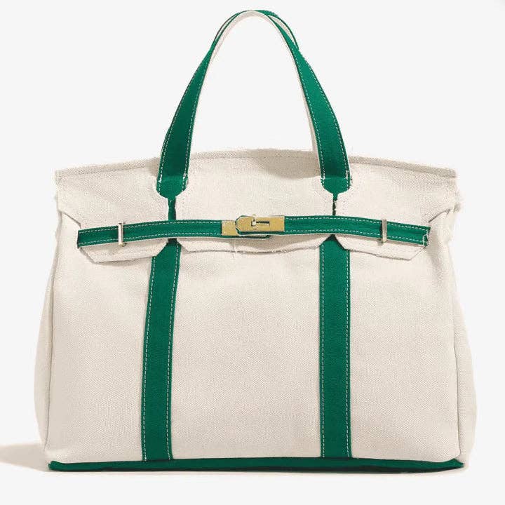 Pink Pineapple - Wholesale Tote Bag - Women's - The Classic BEAN Boat Tote - with a twist. 4 Colors2