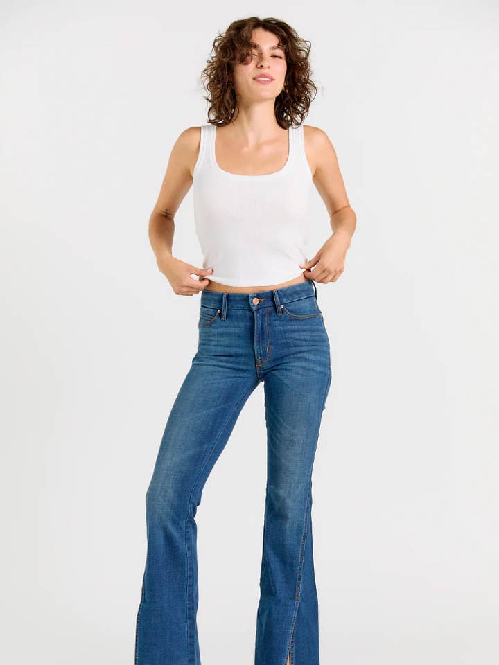 JOLENE FLARE À TAILLE MI-HAUTE pour la vente par Porter Blue Apparel