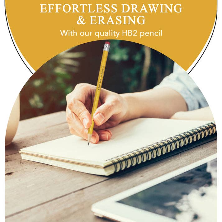 Three Leaf Products – wholesale Pencil – Three Leaf 500 Ct Yellow Pencils With Eraser , (Pack of 4)2