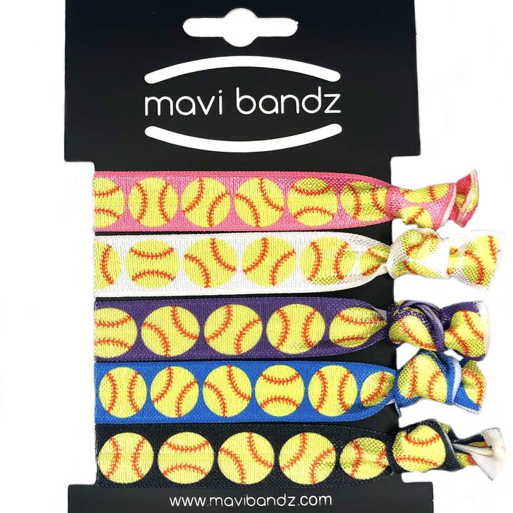 Mavi Bandz - Wholesale Hair Tie - Softball Hair Ties