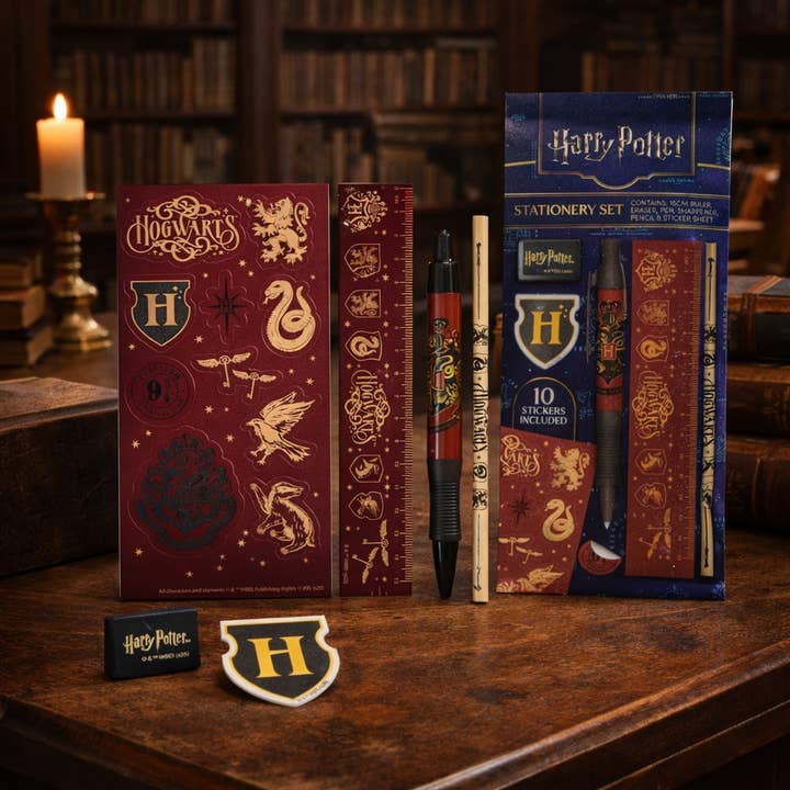 Harry Potter - Stationery Set 6-Piece - Magical Locations for wholesale by Mad Monkey GmbH