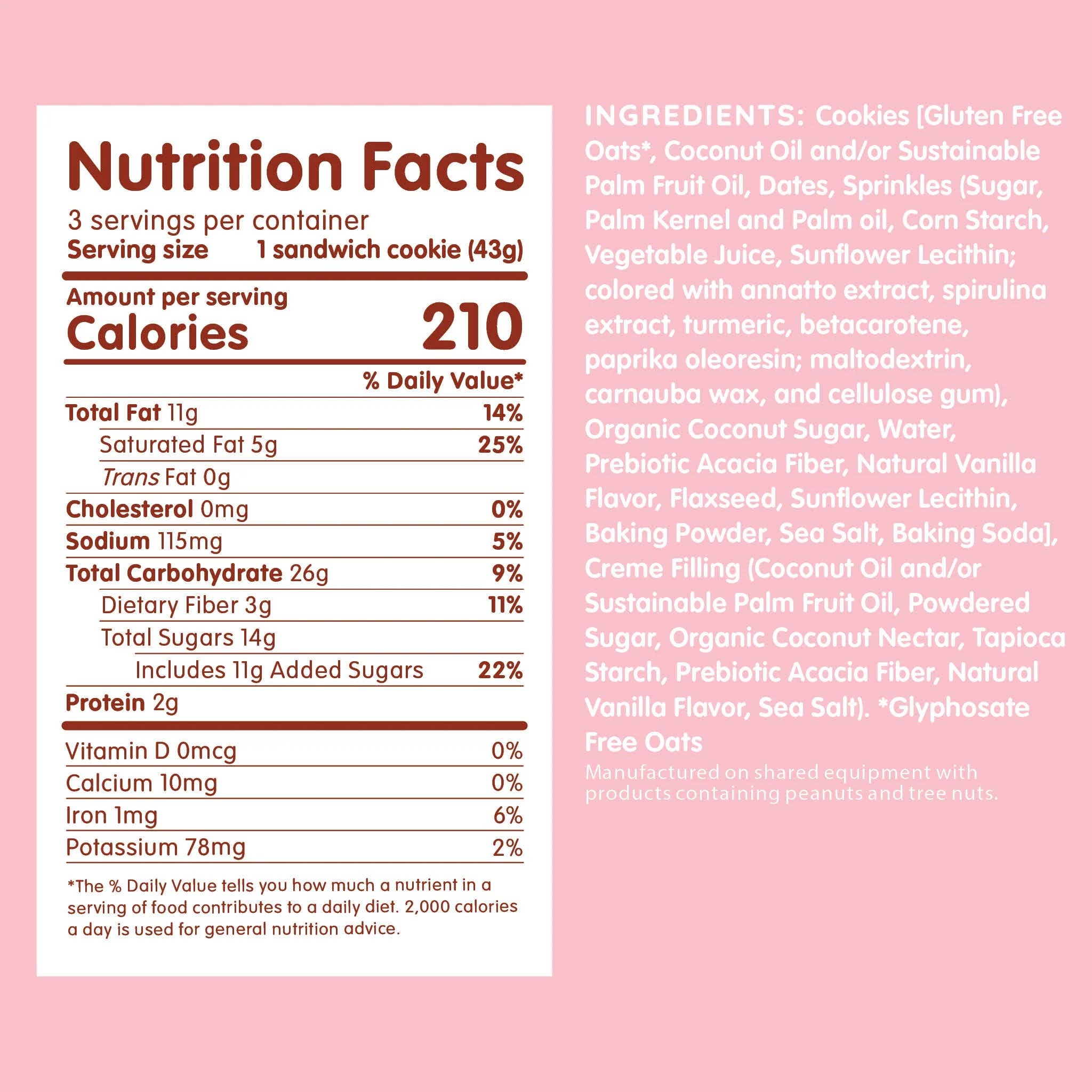 Maxine's Heavenly – wholesale Biscuit – Birthday Cake Creme Sandwiches - 3 PK Box1