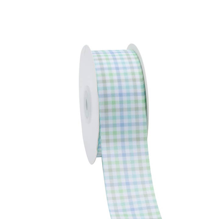 LA Ribbons Wholesale - Wholesale Ribbon - Gift Wrapping - BOY PLAID GROSGRAIN RIBBON