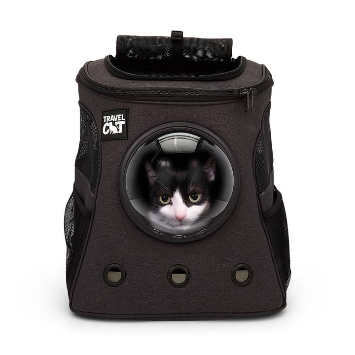 Travel Cat Wholesale - Wholesale Pet Carrier - Cat - "The Fat Cat" Cat Backpack For Large Cats - Bubble Carrier