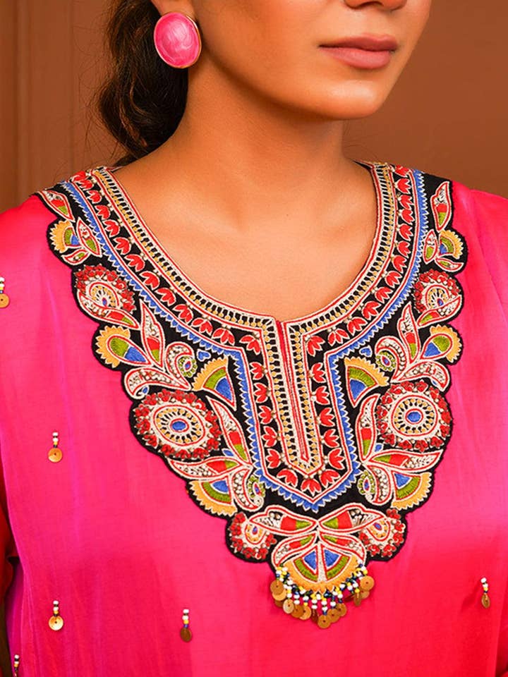 Yunikulondon - Vente Ensemble haut et pantalon (PAS d'intérieur) - Femme - Ensemble Kurta Classique Raga5