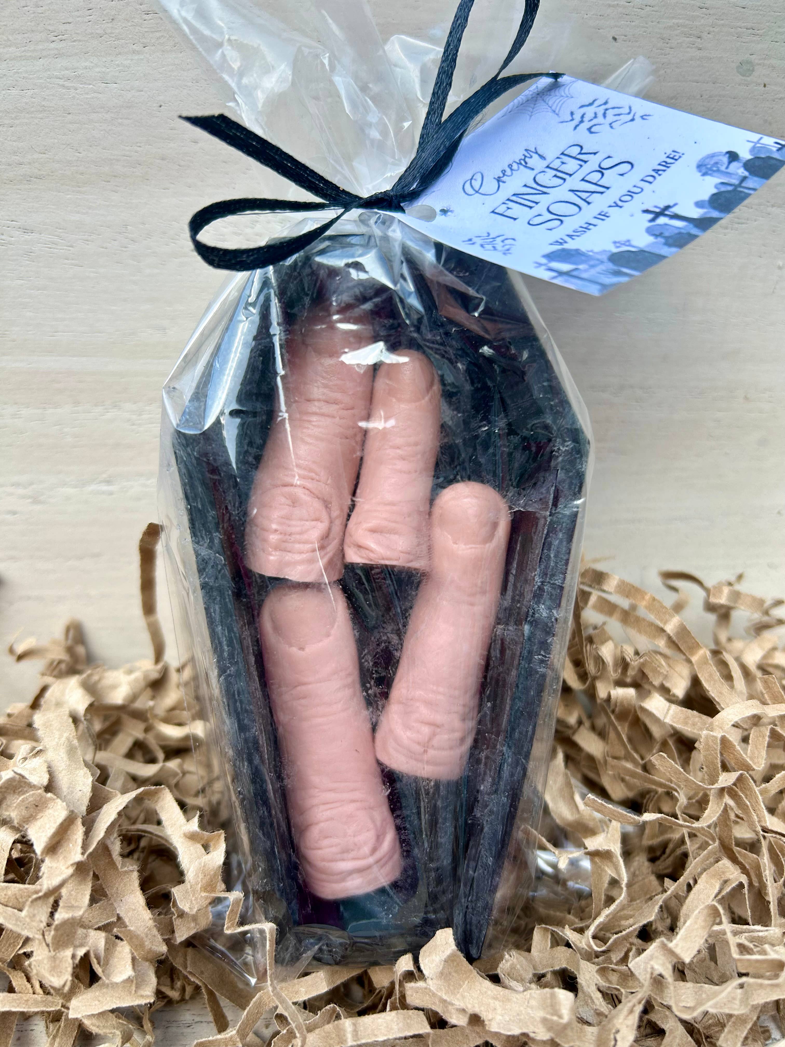 Plunk Soap and Candle Company - Wholesale Bar Soap - Spooky Coffin and Finger Soaps: Halloween items 1