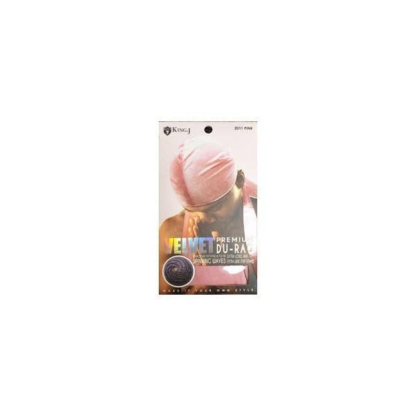 KT Supply - Wholesale Durag/Wave Cap - Unisex - Qfitt Premium Velvet Durag, Pink