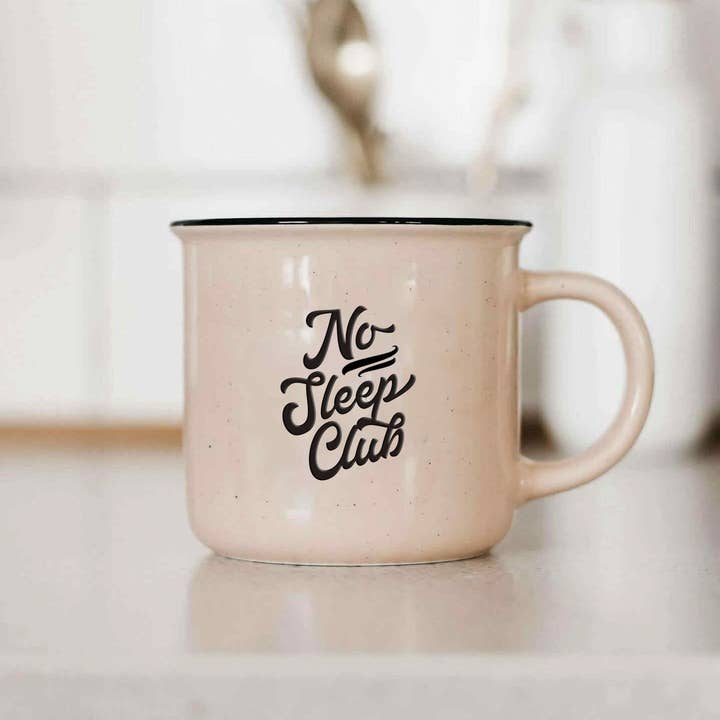 Mug: No Sleep Club for wholesale by Bencer & Hazelnut