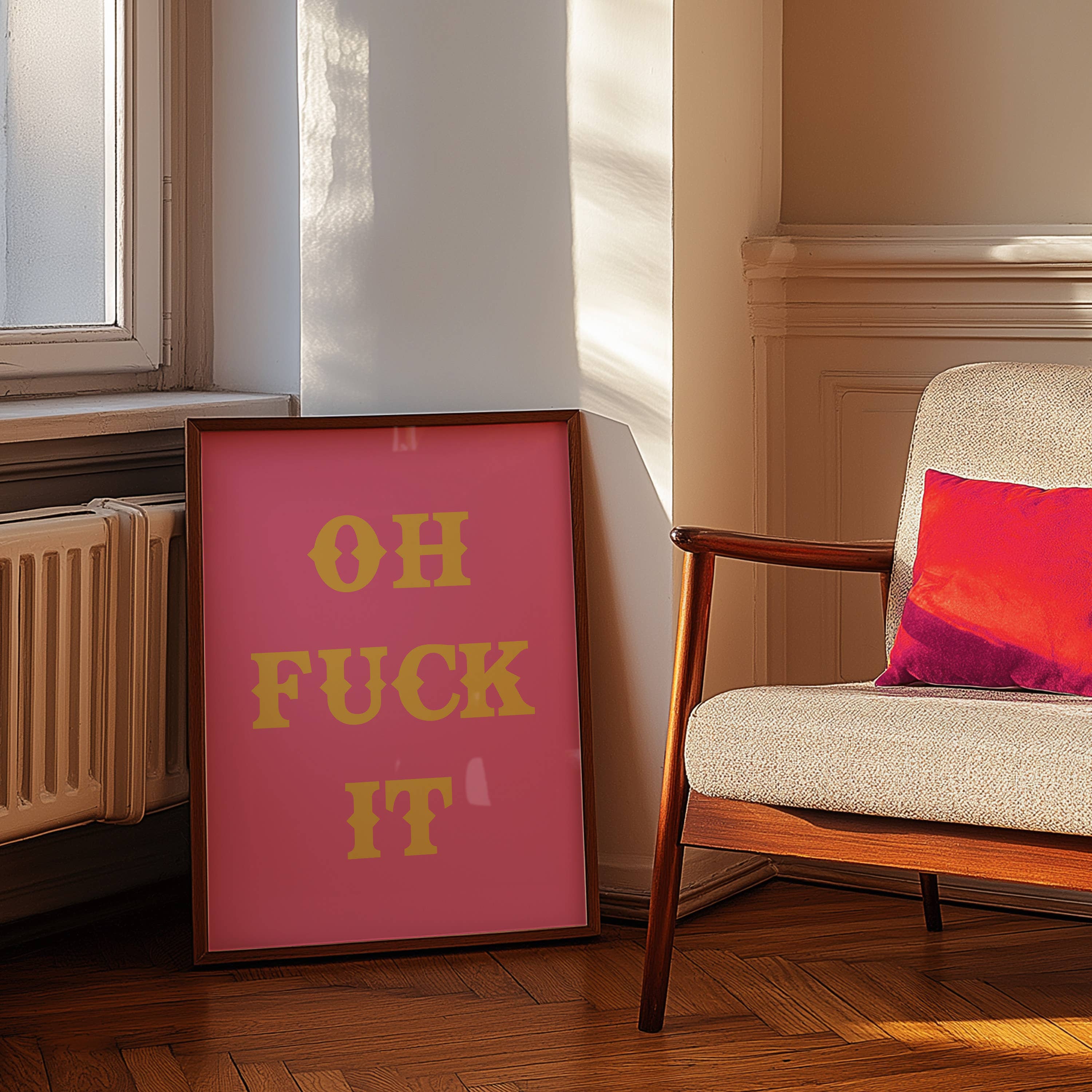 Twisted Rebel Designs - Wholesale Art Print - Oh Fuck It Art Print6