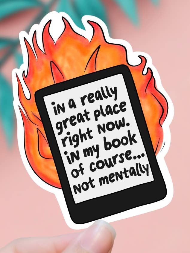 In A Great Place, Not Mentally Sticker for wholesale by EnchantingSunshine