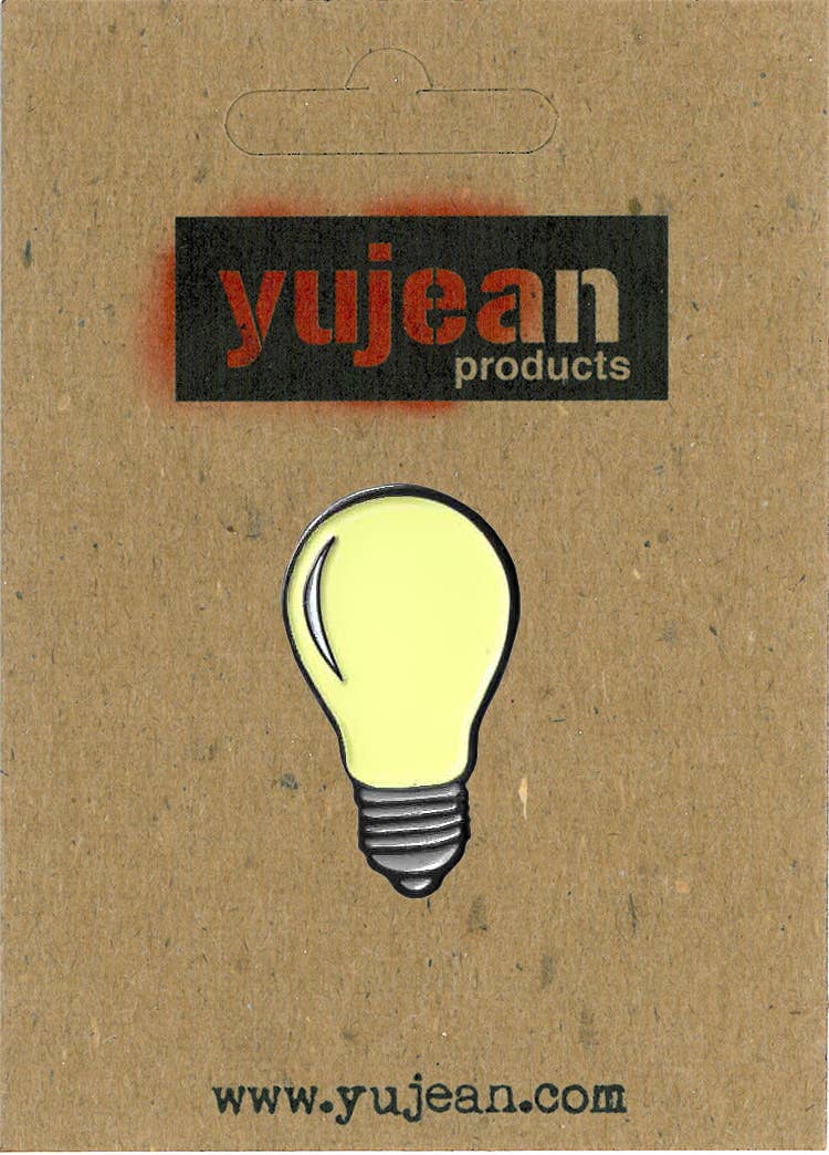 Yujean - Wholesale Lapel Pin/Button - Light Bulb Enamel Pin-E11440