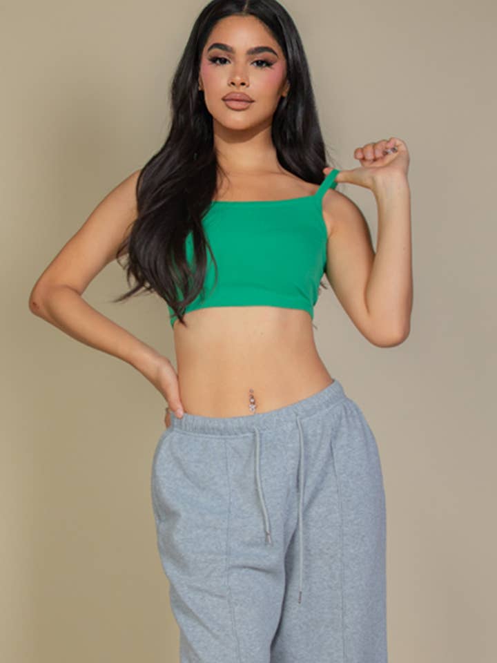 CAPELLA APPAREL - Wholesale Camisole - Women's - Ribbed Knit Cami Crop Top18