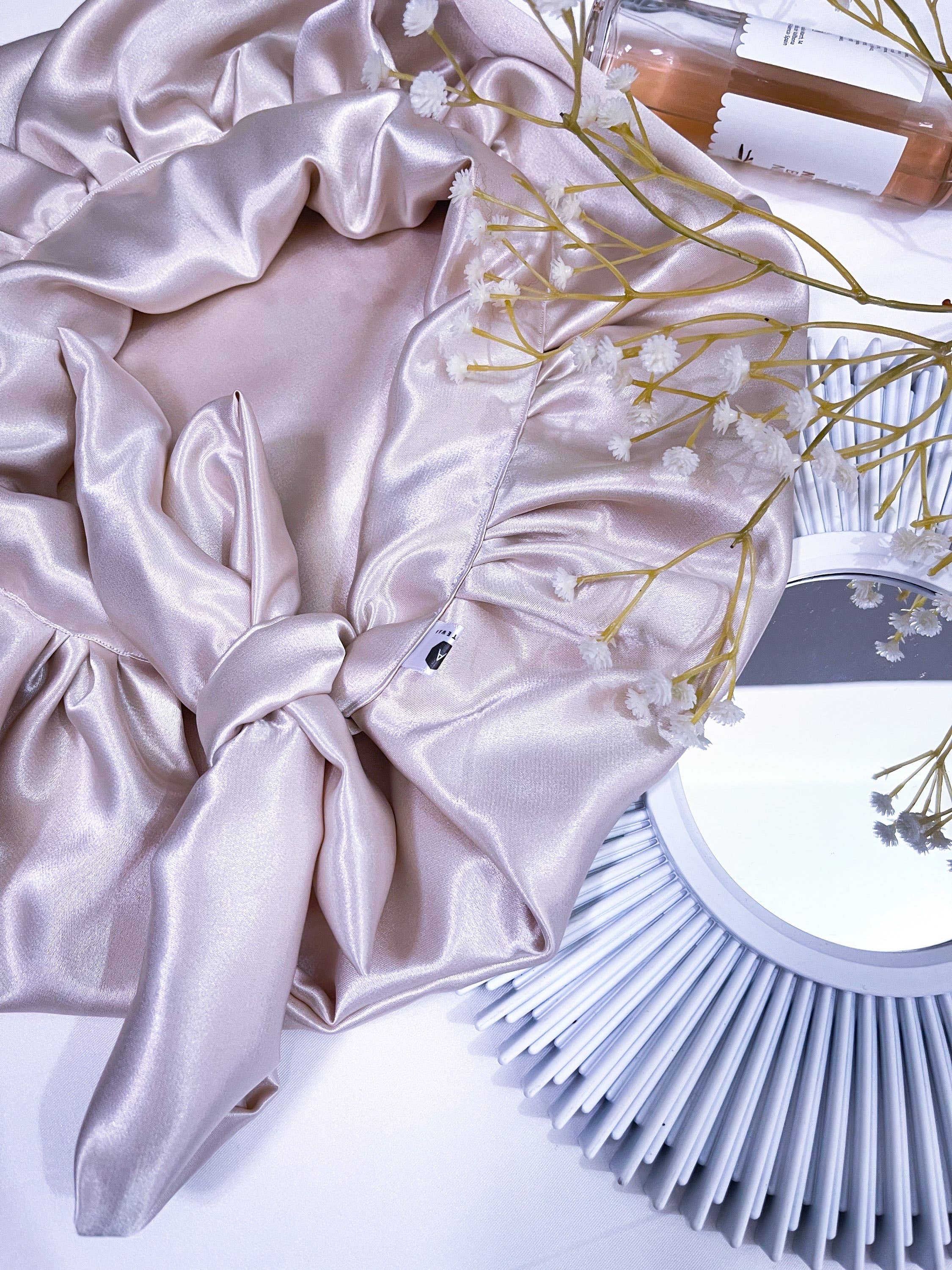 Asantewaa – wholesale Sleep cap / bonnet – women's – Eleonor Reversible Satin Bonnet with Band2