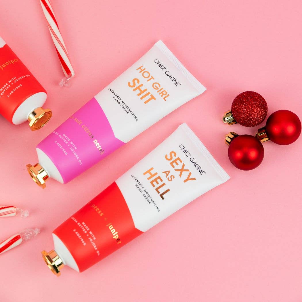 Chez Gagné – wholesale Hand cream/lotion – Hot Girl Shit - Sea Salt, Citrus + Neroli - Clean + Vegan Hand Crème - 3.4oz14