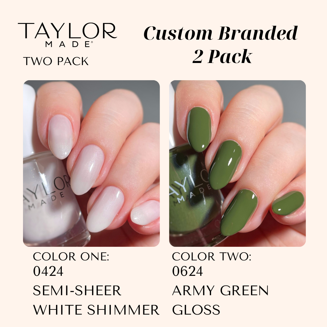 Taylor Made Polish – wholesale Nail polish – Custom Nail Polish: 2 Pack Long-wearing + Vegan + Non-toxic172
