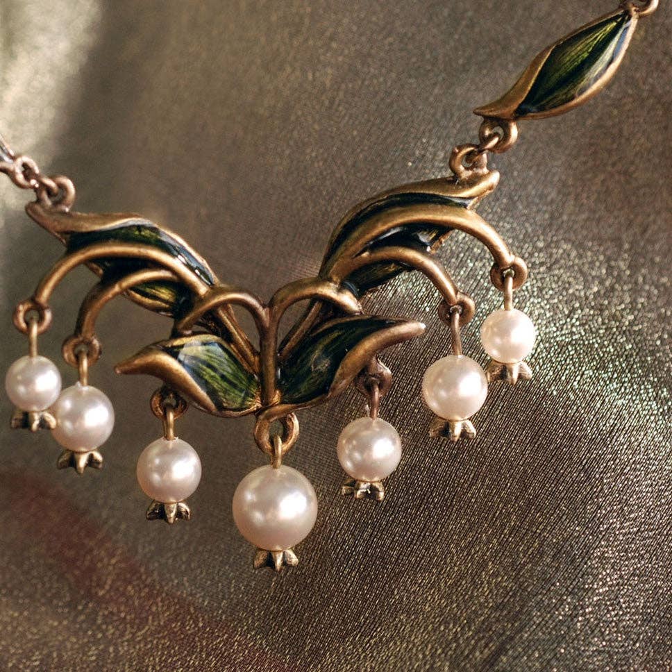Sweet Romance Jewelry - Wholesale Pendant/Charm Necklace - Lily of the Valley Necklace N5853