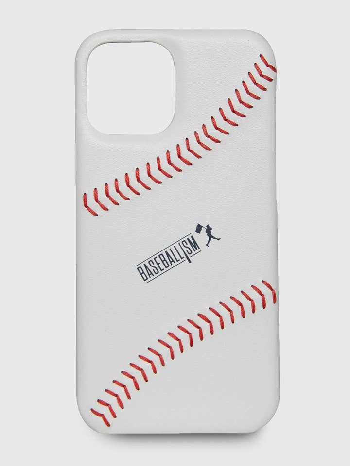 Étui de téléphone en cuir de baseball 2.0 (iPhone 14 Pro Max) pour la vente par Baseballism